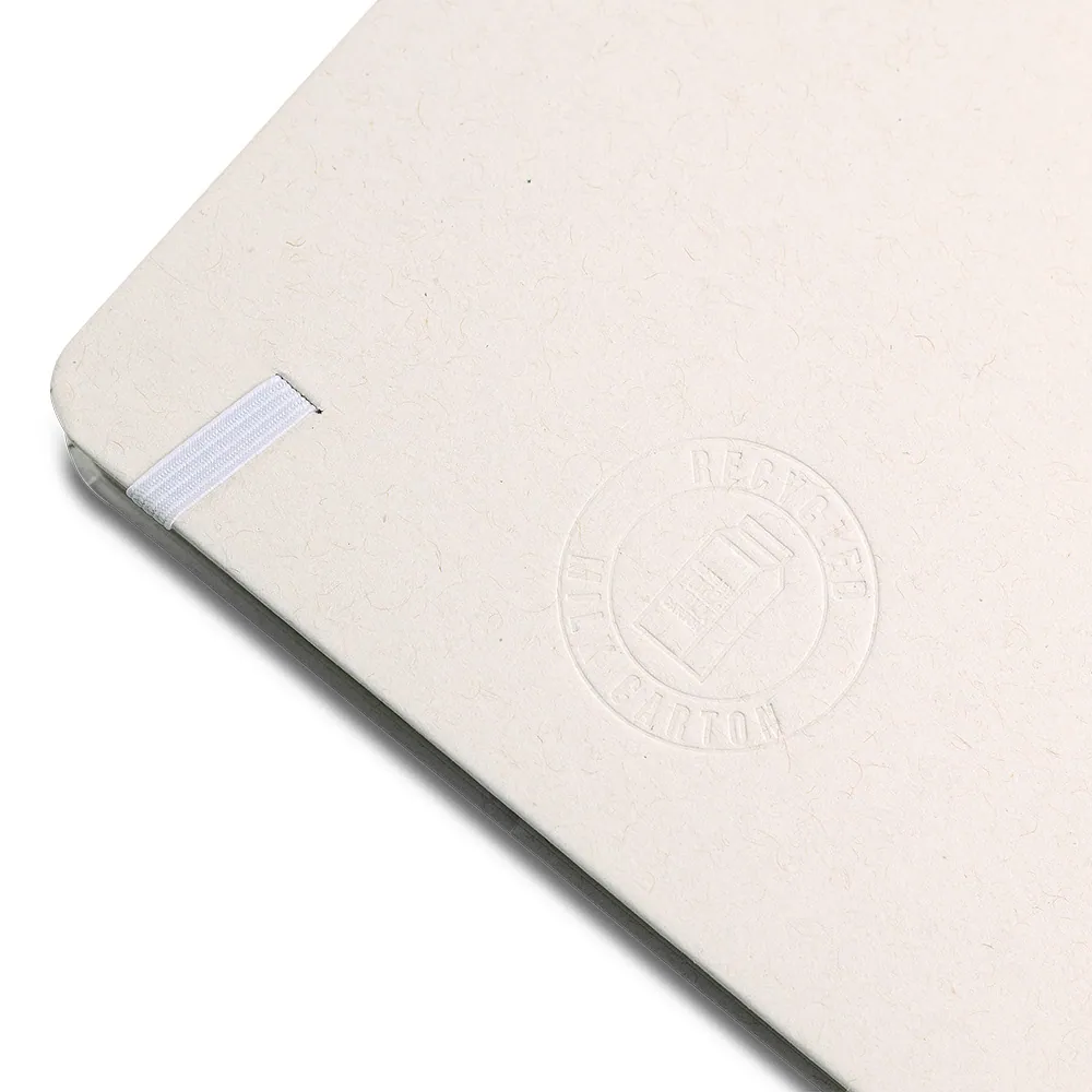 Caderno A5 Capa em Caixa de Leite Reciclado - Thumbnail 5