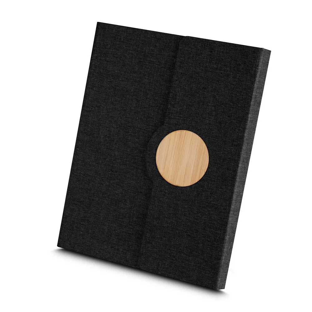 Caderno A5 Capa em RPET e Detalhe em Bambu - Thumbnail 2