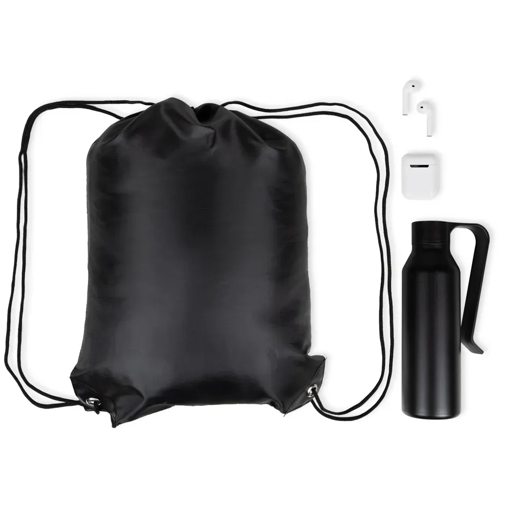 Kit Mochila, Garrafa E Fone Bluetooth - 3 Pçs - Thumbnail 3