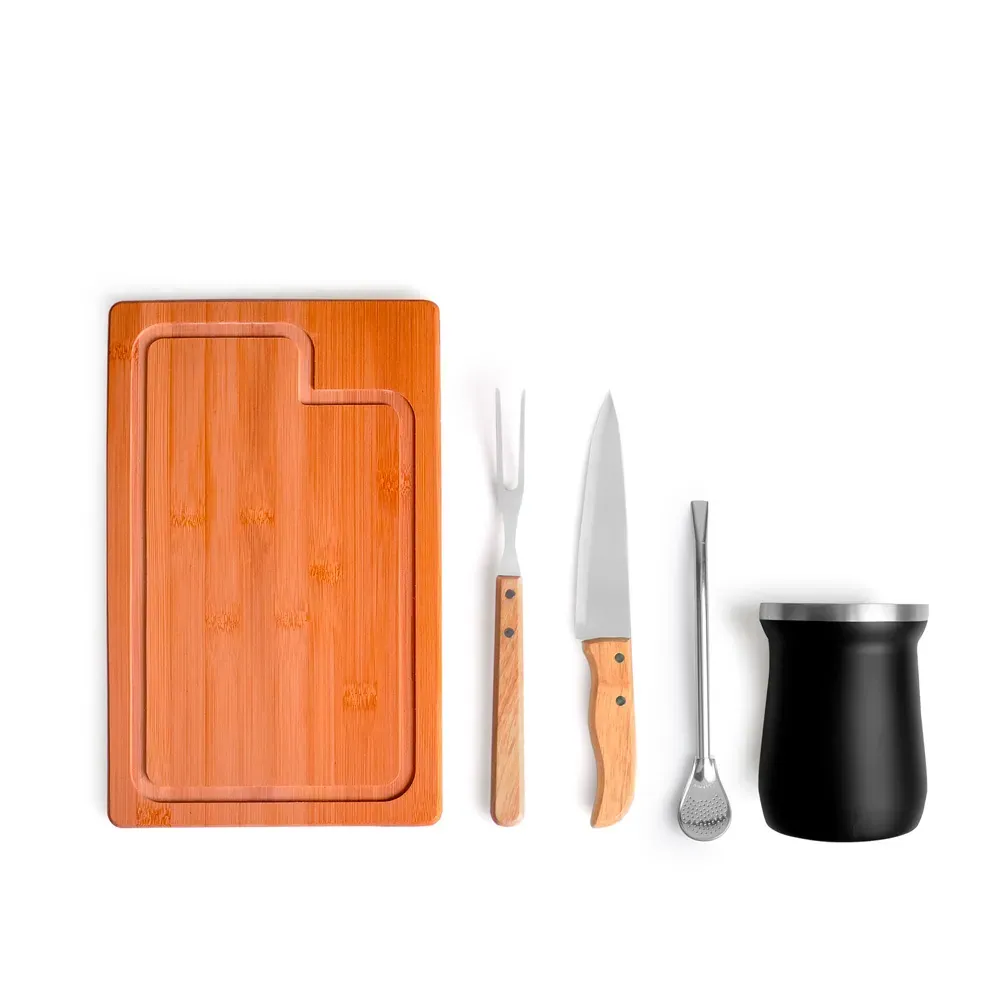 Kit Para Churrasco / Chimarrão / Terere - 5 Pçs - Thumbnail 2