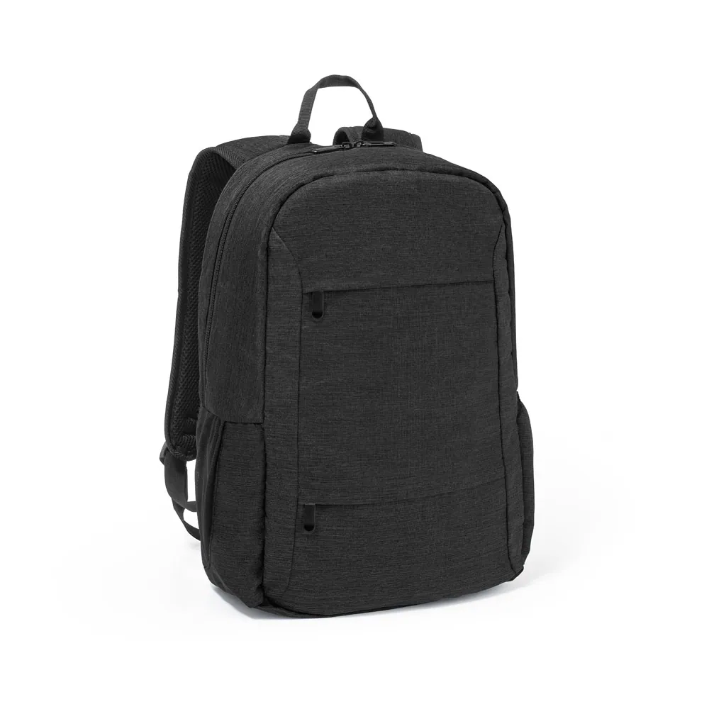 BUSINESS. Mochila para notebook (15.6") em poliéster reciclado 300D com compartimento almofadado (18 L) - Thumbnail 2