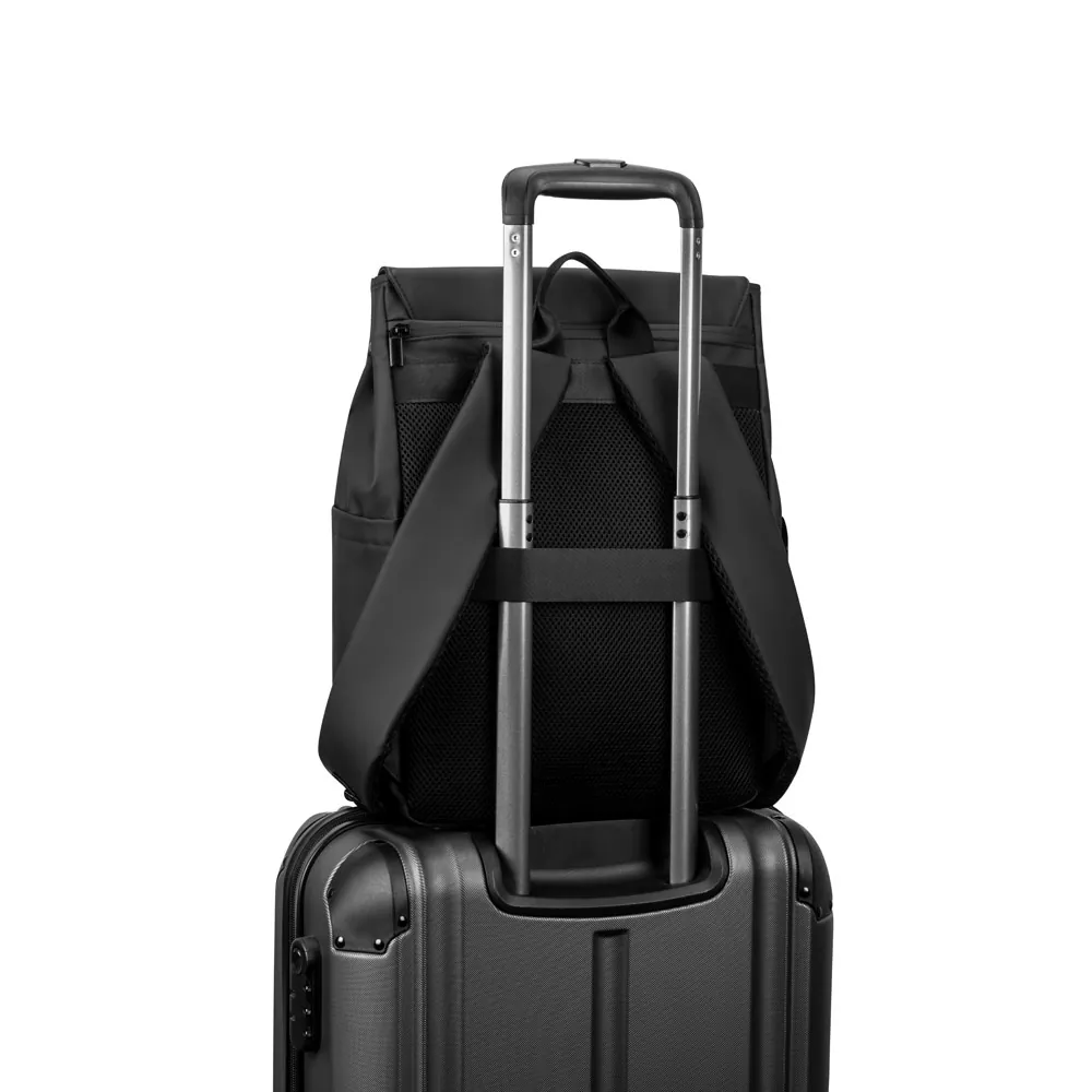 AZORES BAG. Mochila para notebook (16") em PU, com pala que cobre todos os compartimentos - Thumbnail 11