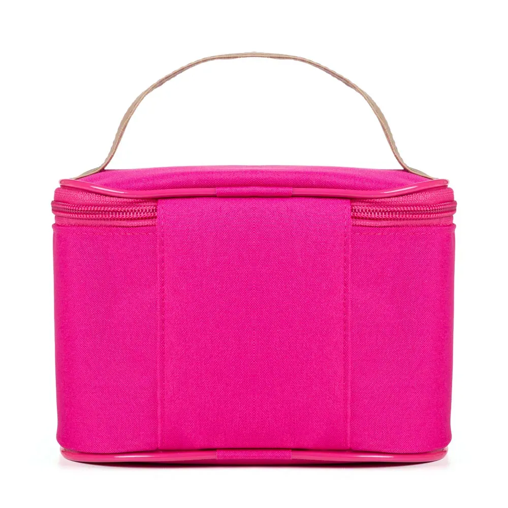 Bolsa De Cosmeticos Em Oxford/Pvc - Rosa - Thumbnail 3