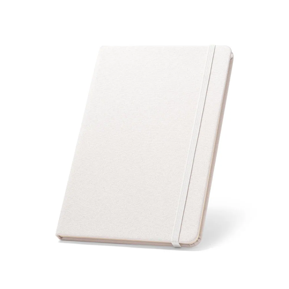 MONDRIAN. Caderno A5 de capa dura em poliéster 100% reciclado, com tratamento antibacteriano e páginas pautadas - Thumbnail 5