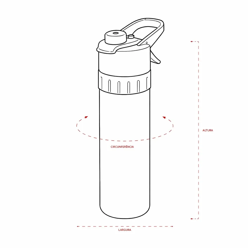 Squeeze Borrifador Plástico 650ml - Thumbnail 4
