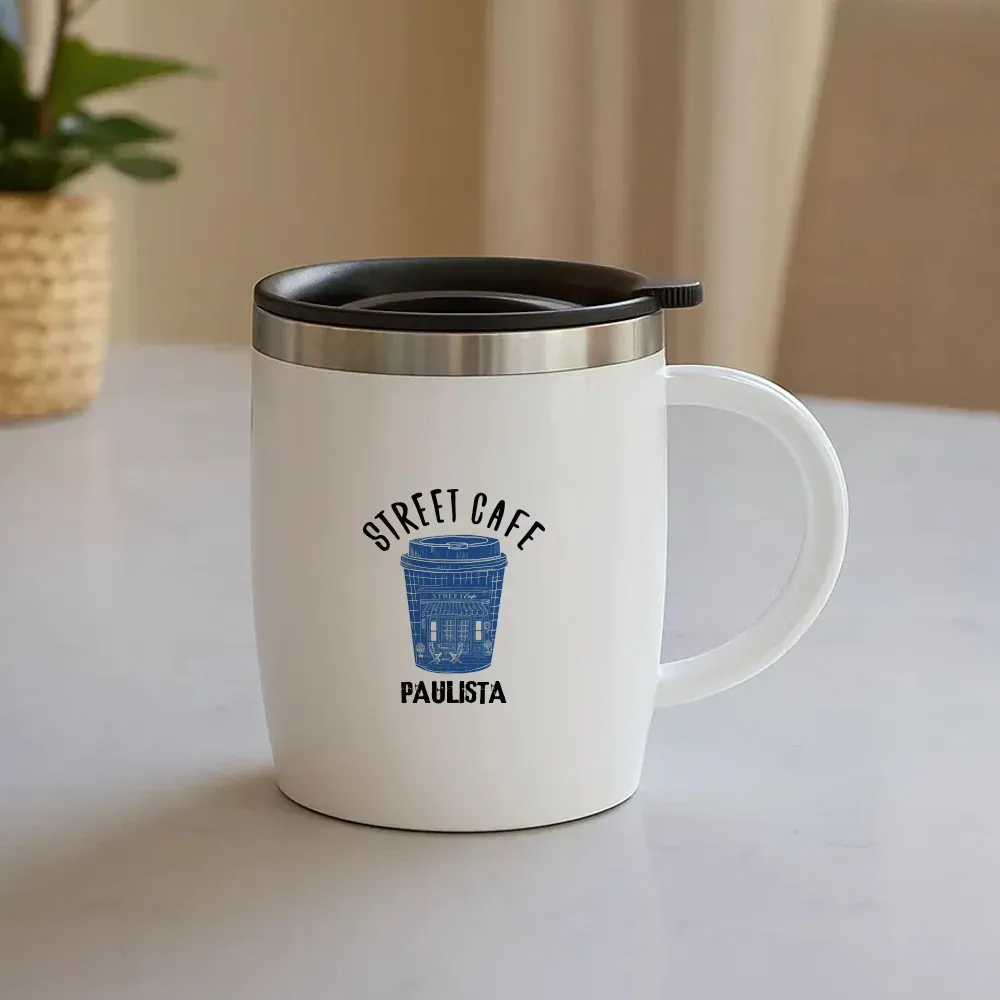 Caneca Em Aço Inox / Poliestireno - 400 Ml - Thumbnail 8