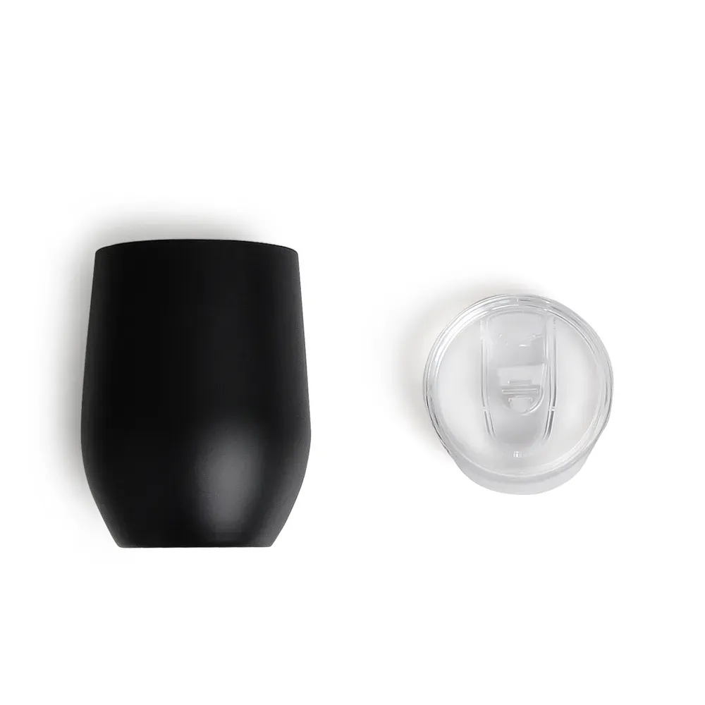 Copo Térmico C/ Tampa - Preto - 340 Ml - Thumbnail 3