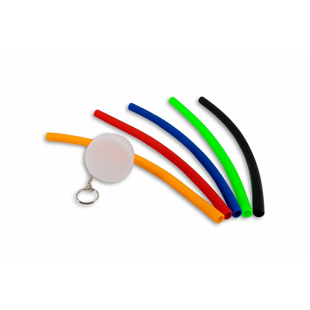 Canudo de Silicone com Estojo - Thumbnail 2