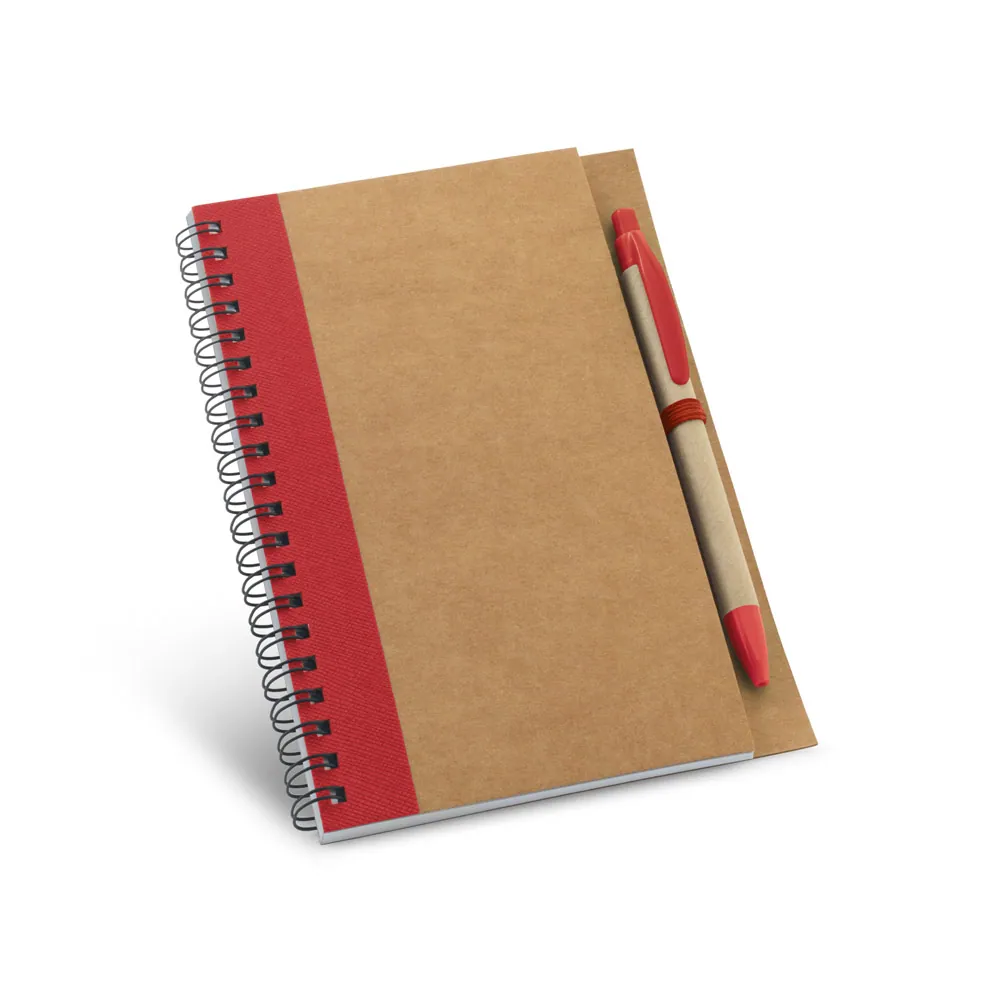 ASIMOV. Caderno B6 espiral de capa dura em cartão, com páginas lisas recicladas - Thumbnail 4