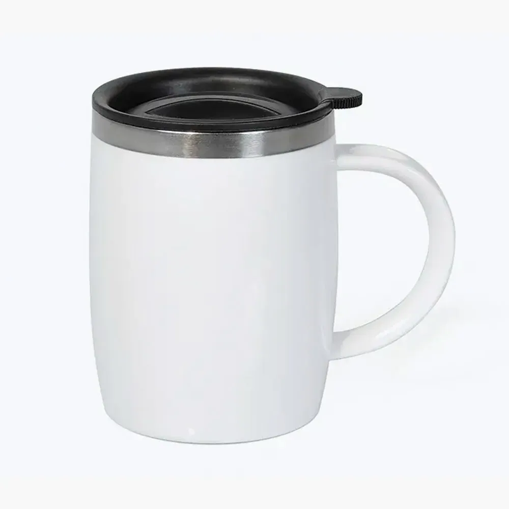 Caneca Em Aço Inox / Poliestireno - 400 Ml - Thumbnail 4