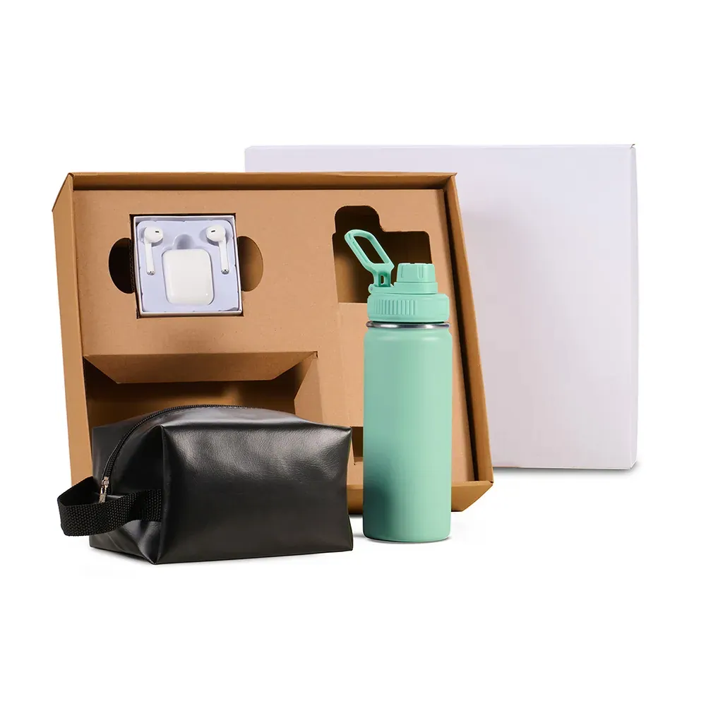 Kit Garrafa, Necessaire E Fone - 3 Pçs - Thumbnail 2