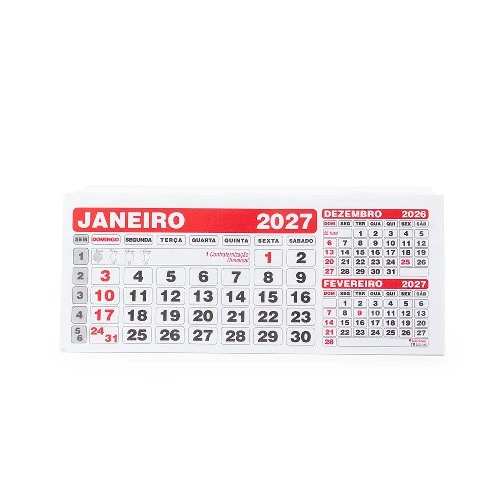 Folhinha Calendário 2027 - Thumbnail 3
