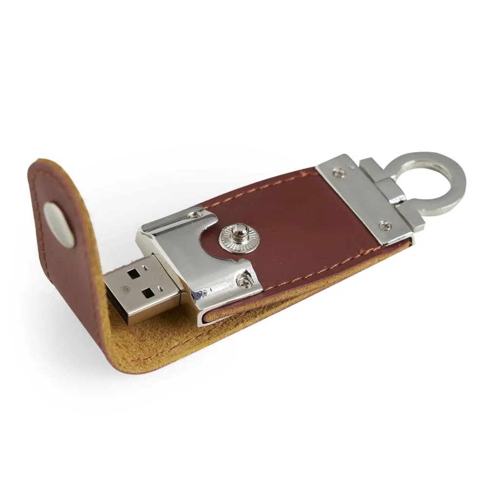 Pen Drive Couro 4GB/8GB/16GB/32GB - Thumbnail 4