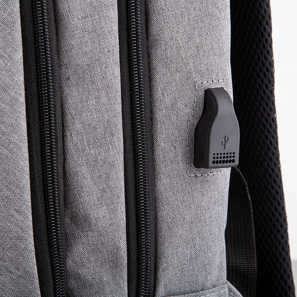 Mochila para Notebook em Poliéster e PU - Thumbnail 9