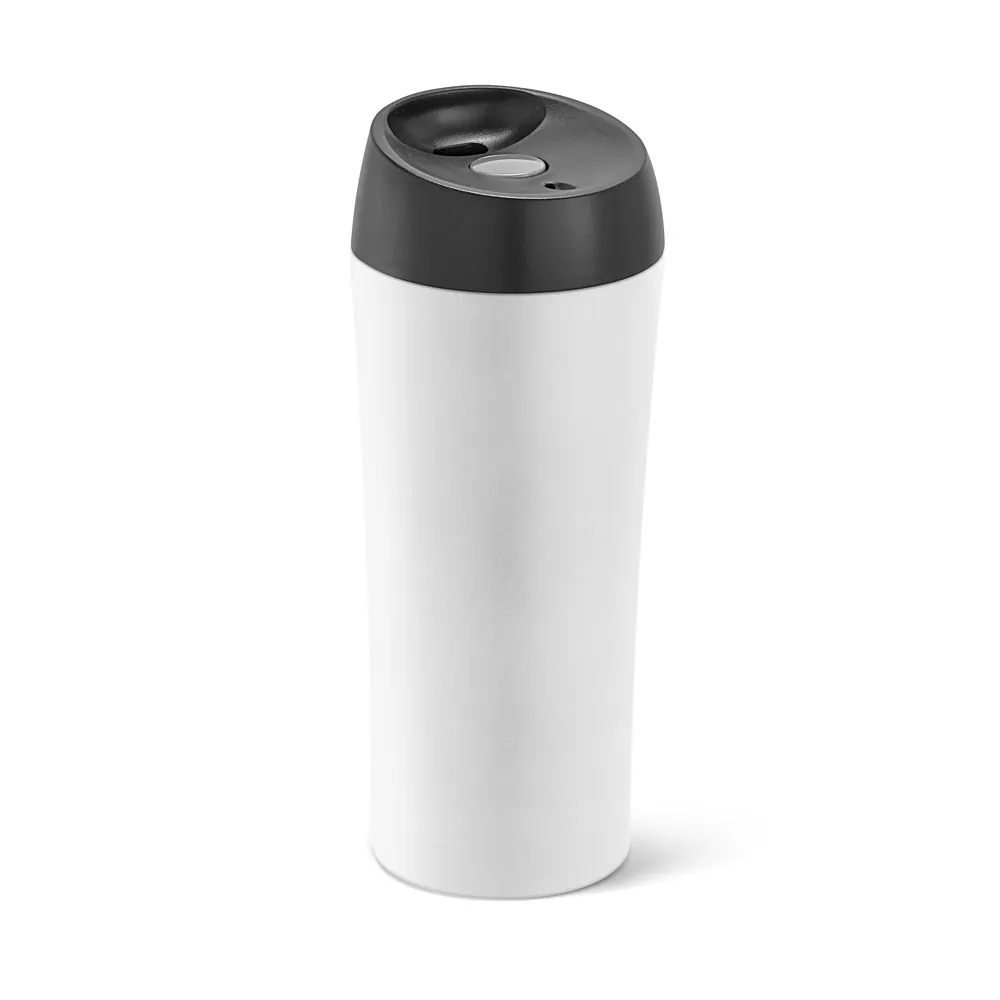 MONARDA. Copo de viagem térmico em aço inox de parede dupla isolada a ar (470 mL) - Thumbnail 4