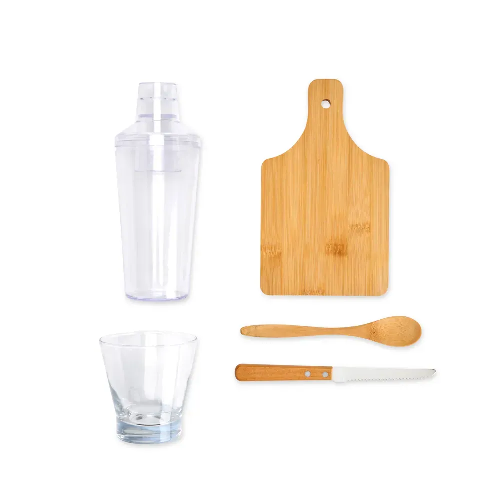 Kit Para Caipirinha Com Coqueteleira - 5 Pçs - Thumbnail 4