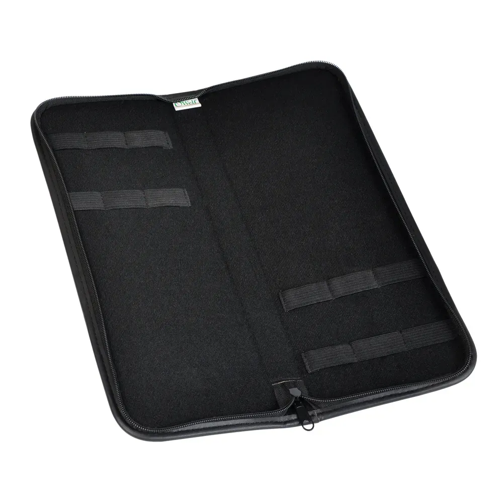 Estojo Em Material Sintético Preto Para 6 Peças