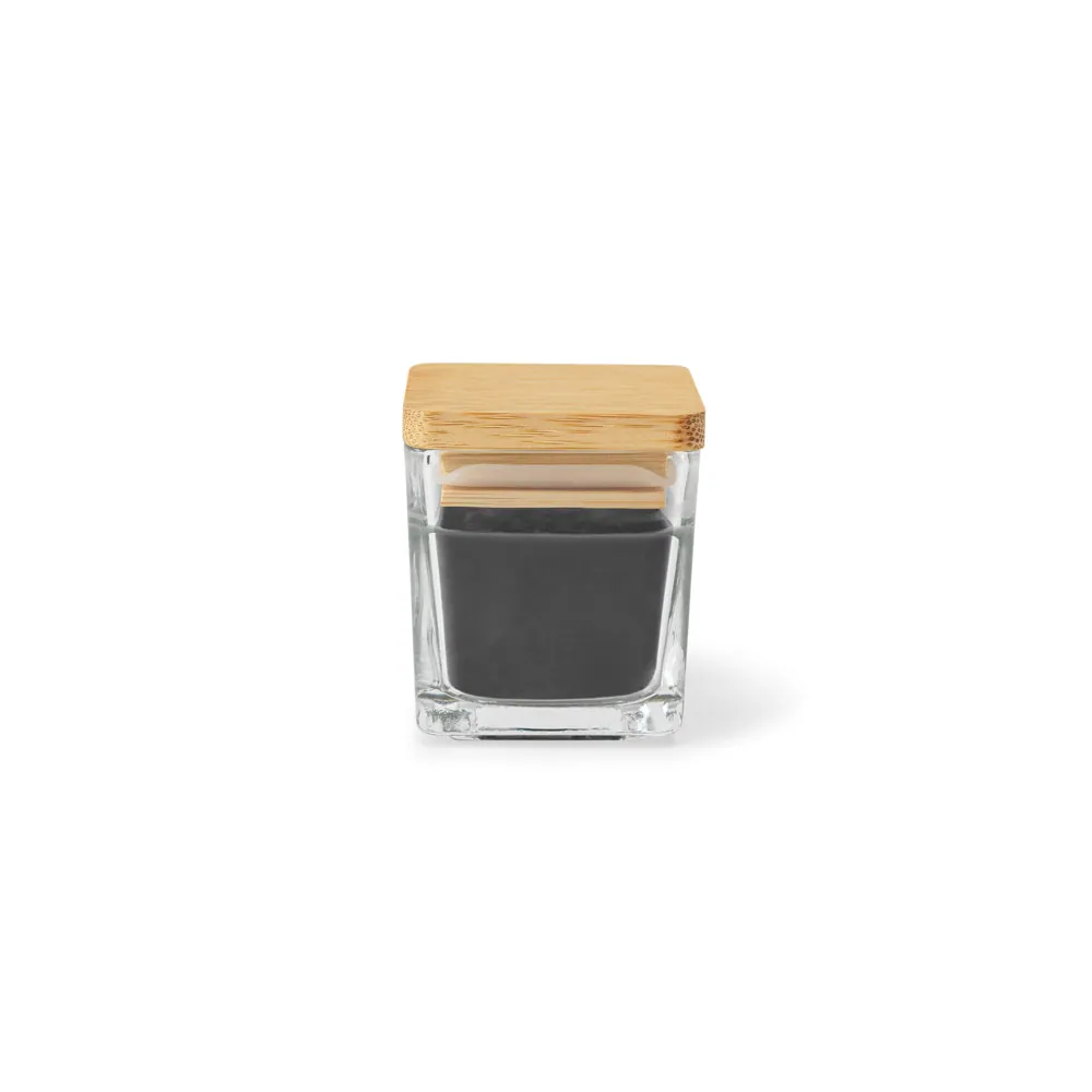 ESSENCE. Vela aromática, de 50 g., em copo de vidro com tampa em bambu - Thumbnail 2