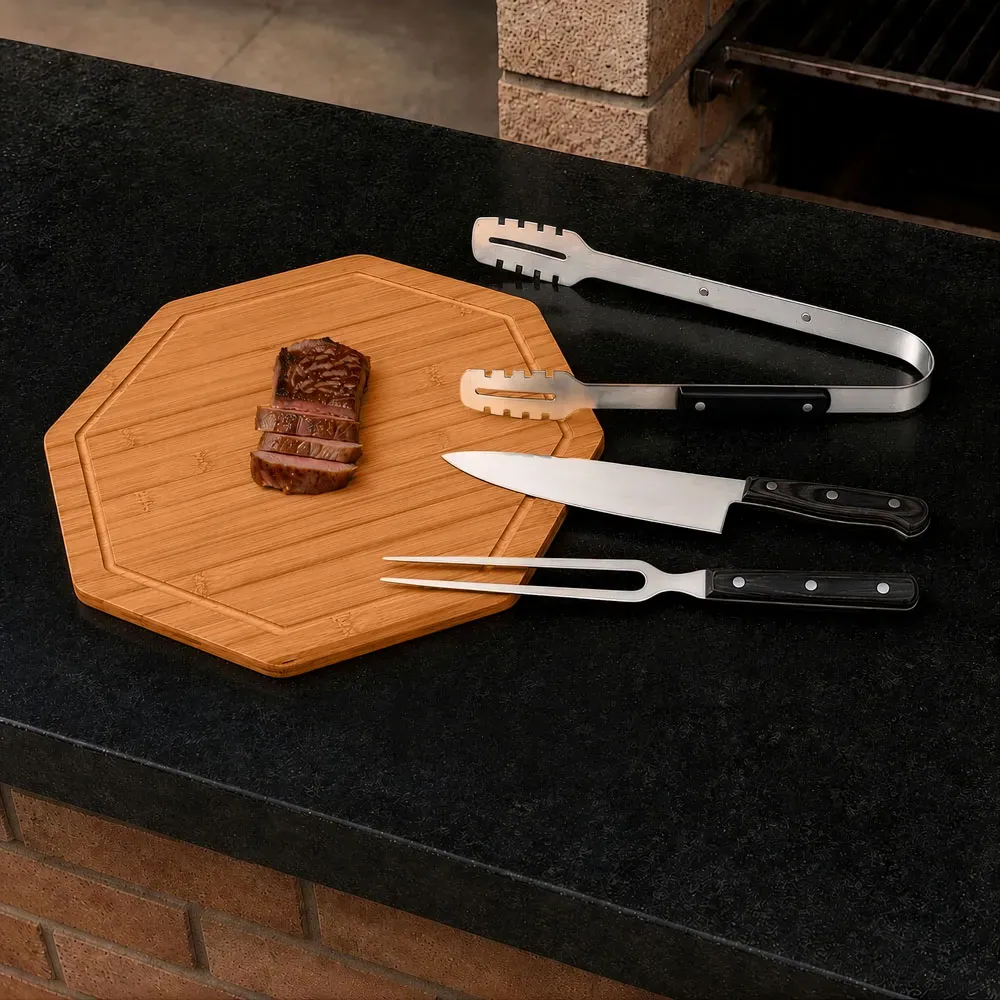 Kit Premium Para Churrasco - 4 Pçs - Thumbnail 6