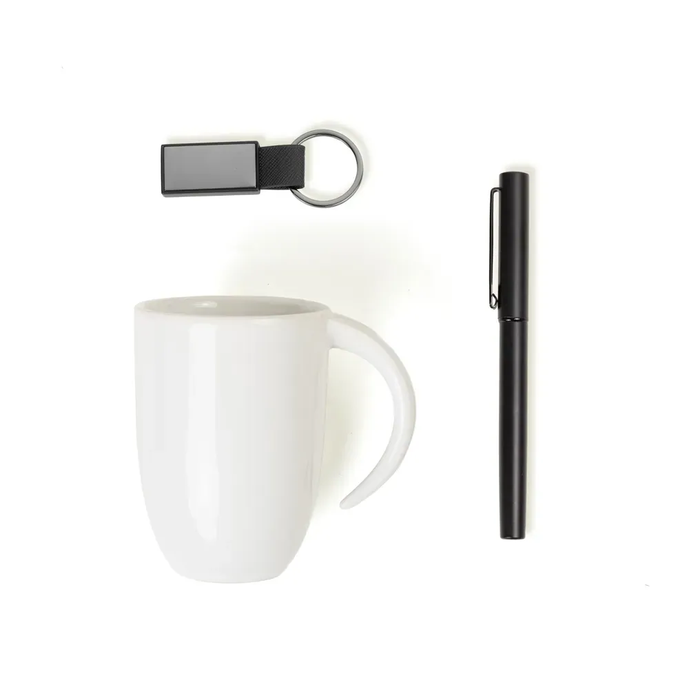 Kit Caneca, Caneta E Chaveiro - 3 Pçs - Thumbnail 3