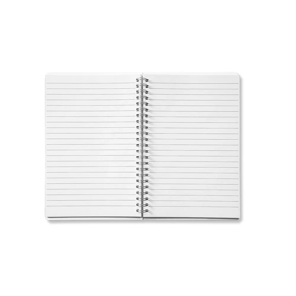 COBEN. Caderno A5 de capa flexível em PP, com tratamento antibacteriano e páginas pautadas recicladas - Thumbnail 4