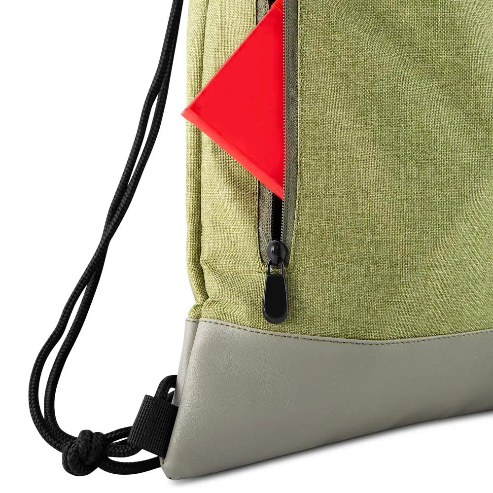 Sacola/Mochila Poliéster 210D e PU (43x35cm) - Thumbnail 3