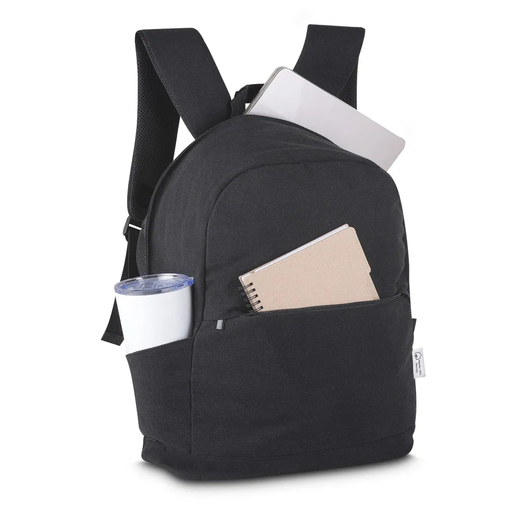 Mochila para Notebook em Algodão Reciclado 340 g/m2 - Thumbnail 5
