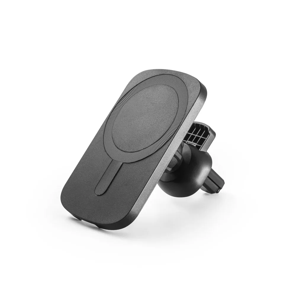 KOCH. Carregador magnético por indução super-rápido (wireless) com a funcionalidade de suporte para carro, em ABS 60% reciclado e silicone - Thumbnail 5