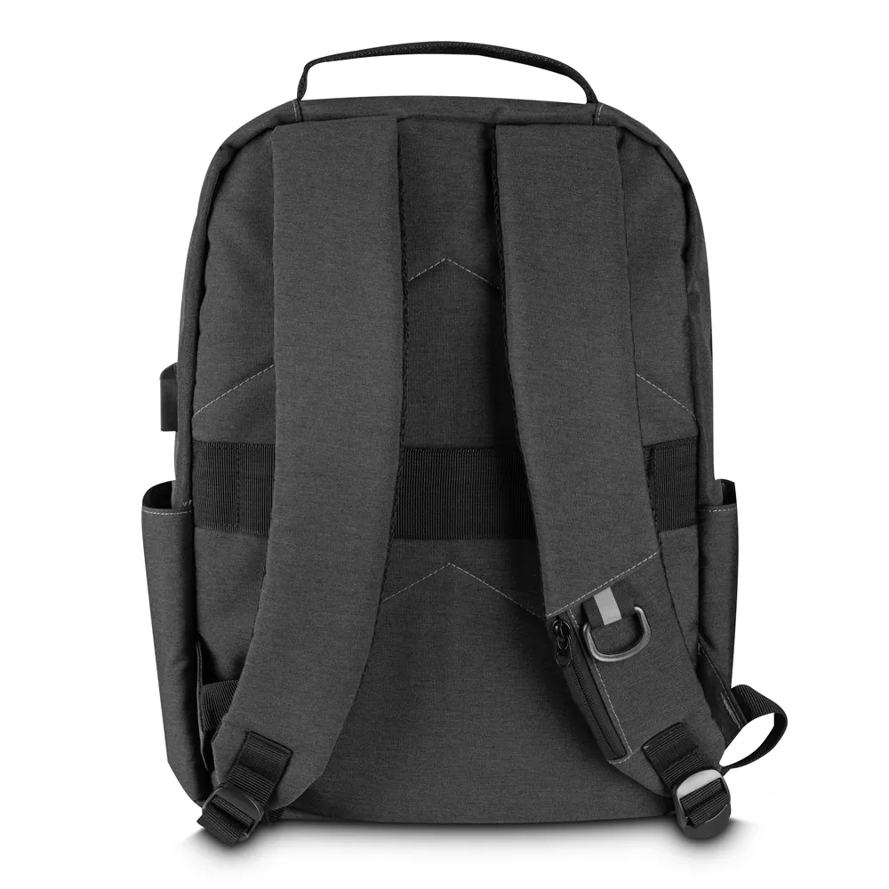 Mochila para notebook em Poliéster 600D e PU - Thumbnail 5