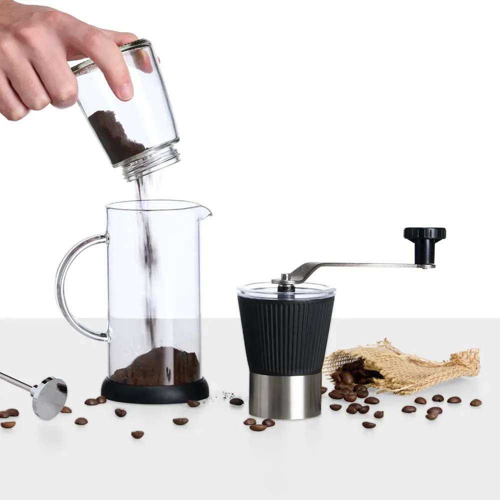 Moedor Para Café Em Vidro / Inox - Thumbnail 6
