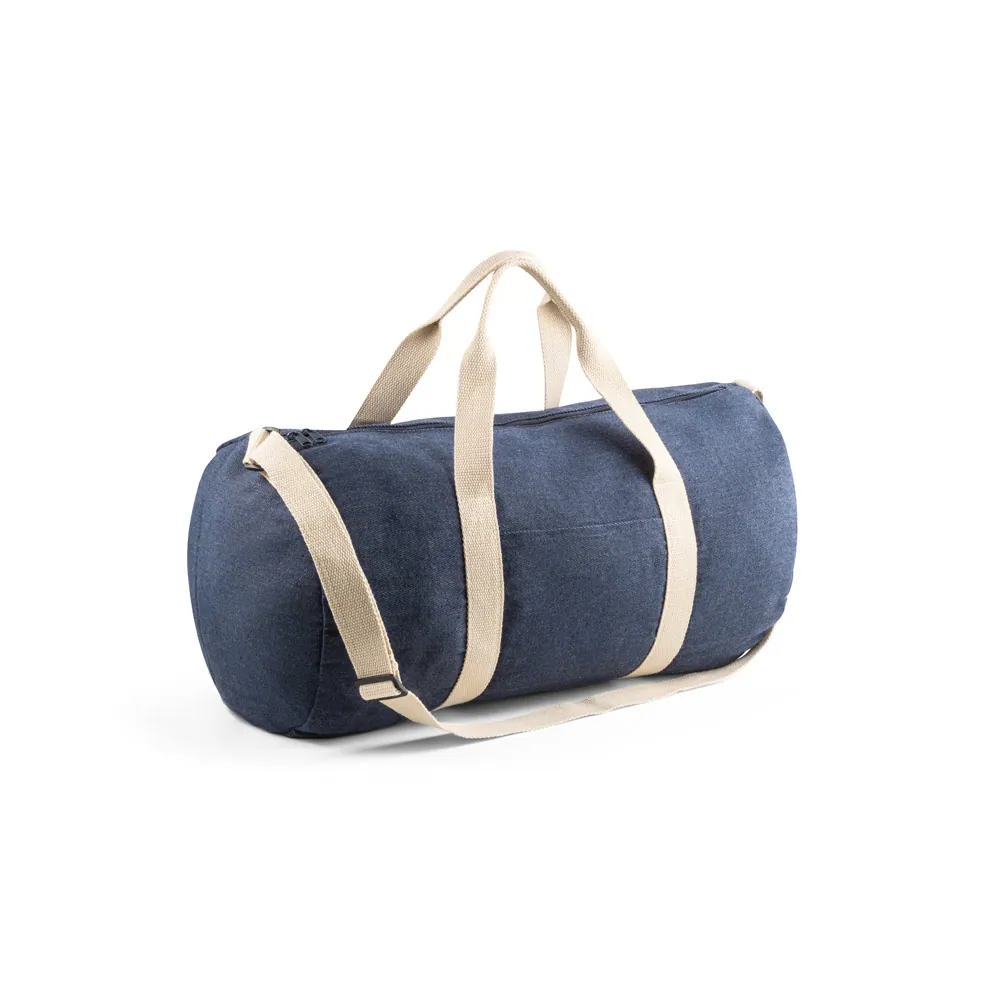 DENIM BAG. Sacola esportiva ou viagem em denim reciclado 25 L (300 g/m²) - Thumbnail 5
