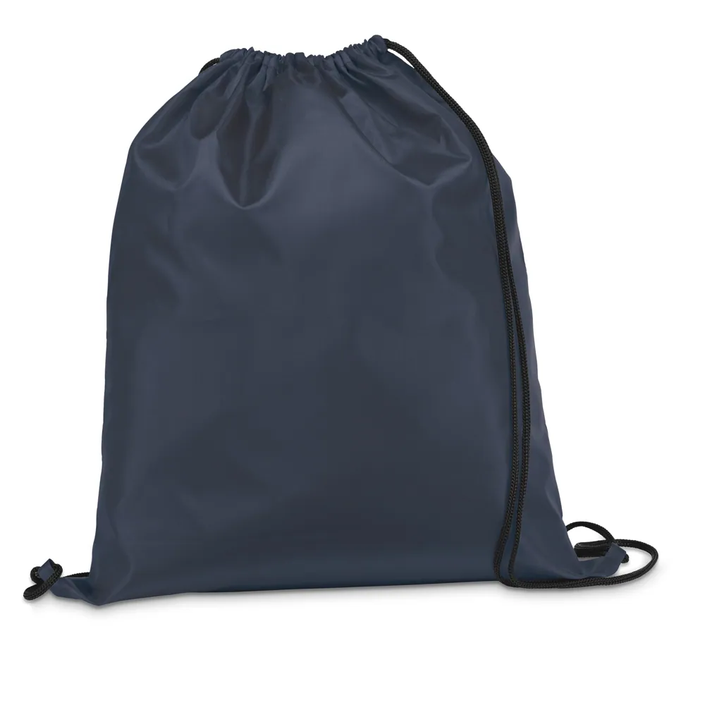 CARNABY. Sacola tipo mochila em 210D com cordões em preto - Thumbnail 14
