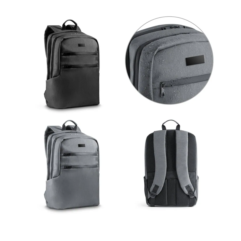 FORTALEZA. Mochila para notebook (17") em Nylon 2Tone impermeável (14 L)