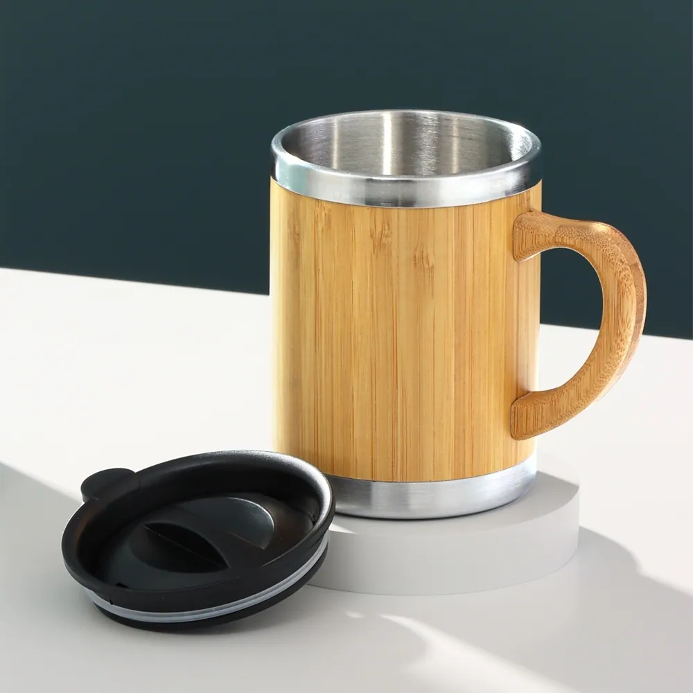Caneca de Bambu 300ml - Thumbnail 2