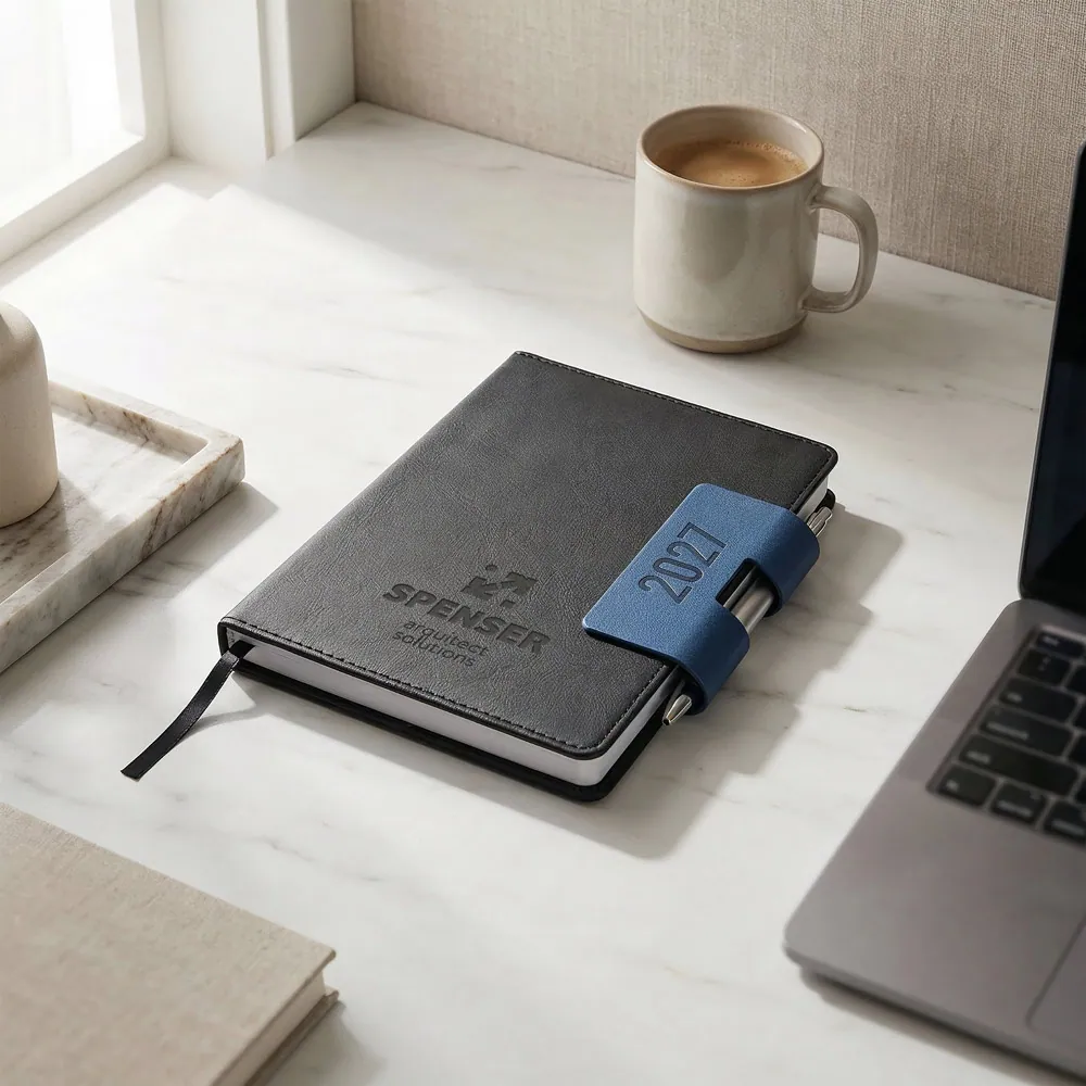 SPENSER A5. Agenda A5 com capa dura em PU - Thumbnail 7