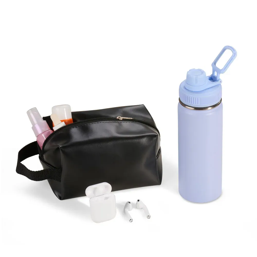 Kit Garrafa, Necessaire E Fone - 3 Pçs - Thumbnail 5