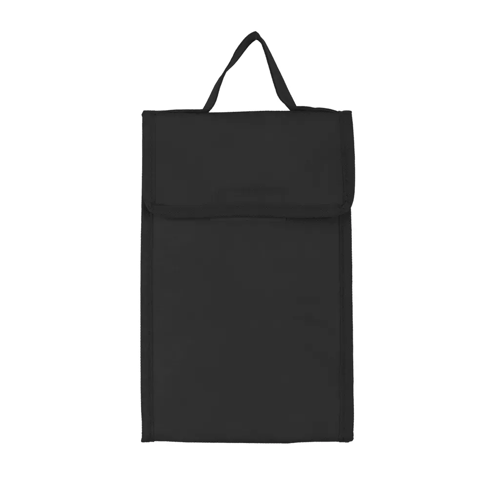 Bolsa Térmica Em Tnt 80G/M² - Preto - 27X17X10,5 Cm - Thumbnail 2