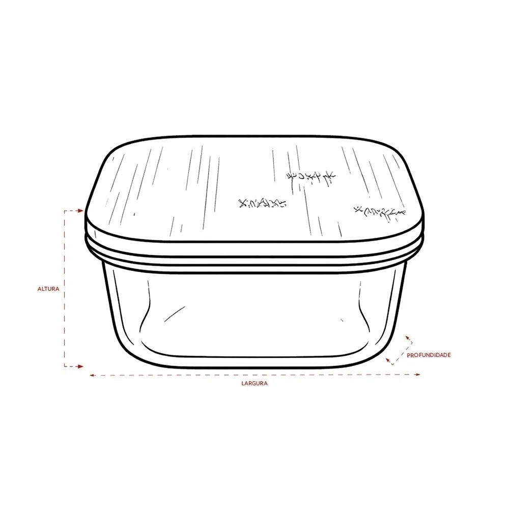Marmita Vidro 650ml - Thumbnail 6