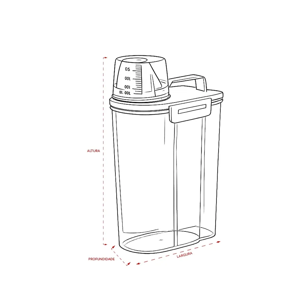 Dispenser Multiuso Plástico 2,5L - Thumbnail 14