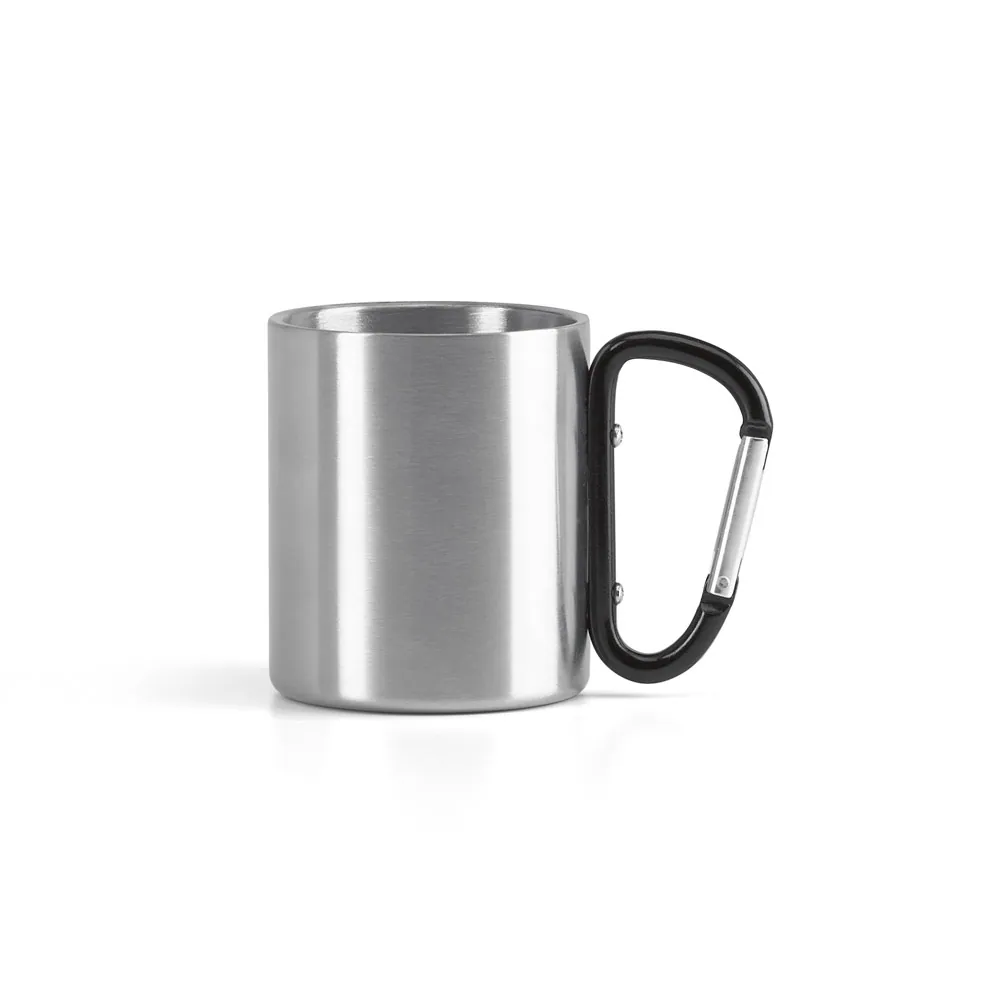 WINGS. Caneca em aço inox, com pega em forma e função de mosquetão (230 mL) - Thumbnail 3