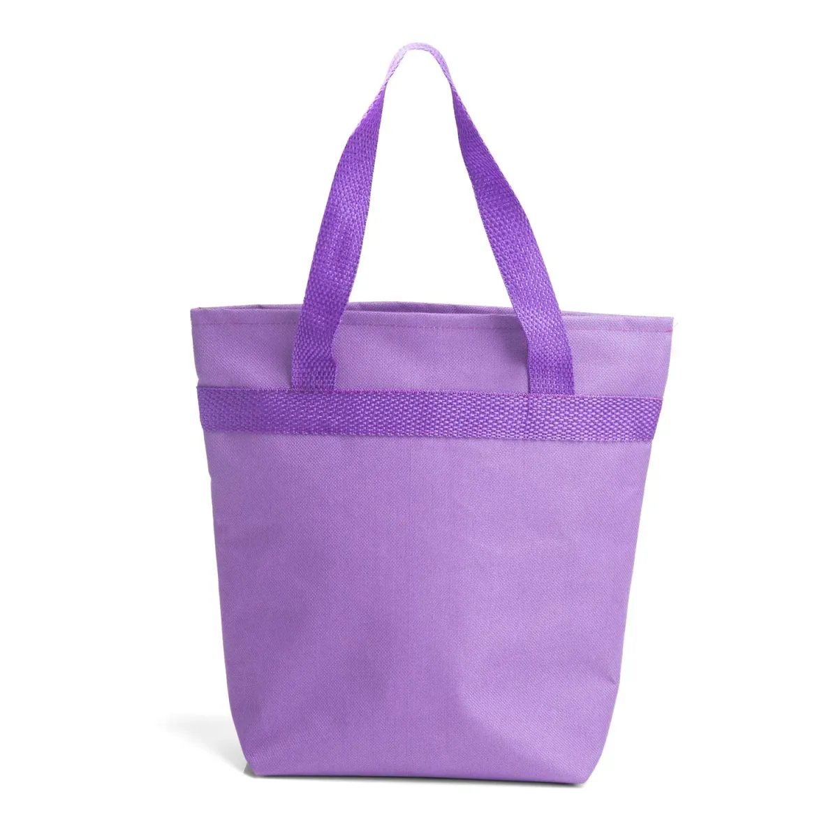 Sacola Térmica Em Nylon 600 - Roxo - 5L - 20,5X8X27Cm - Thumbnail 3
