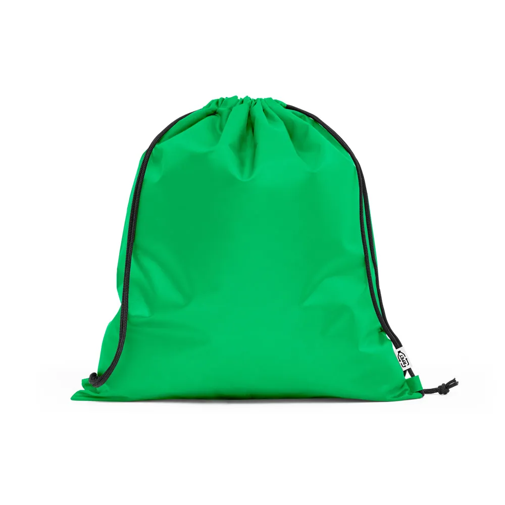 PEMBA. Sacola tipo mochila em poliéster reciclado 190T, produzida a partir de plástico reciclado - Thumbnail 5