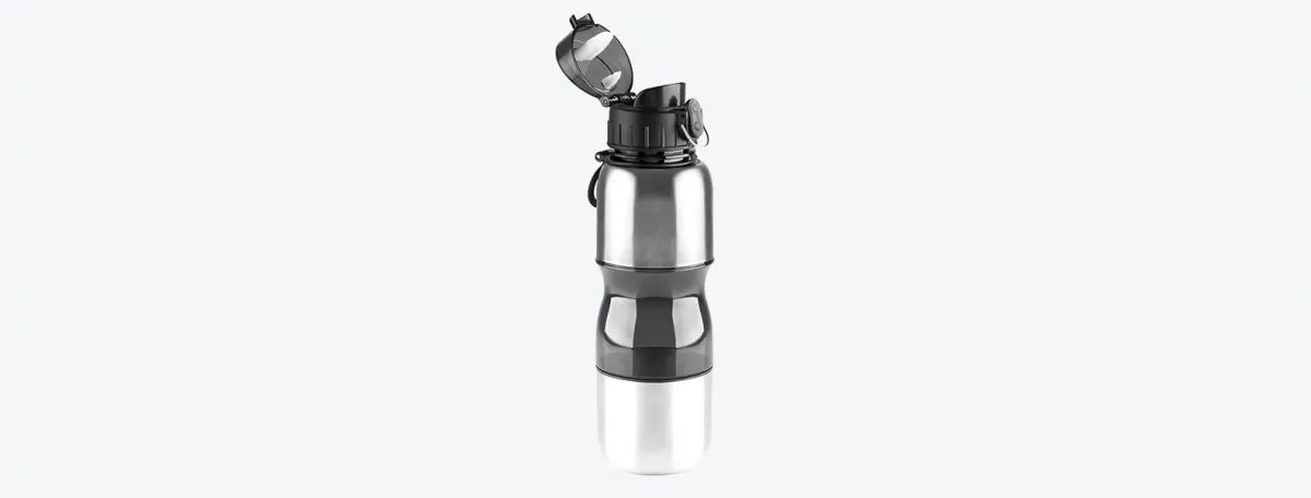 Squeeze Fumê Revestido Em Aço Inox - 750 Ml - Thumbnail 2