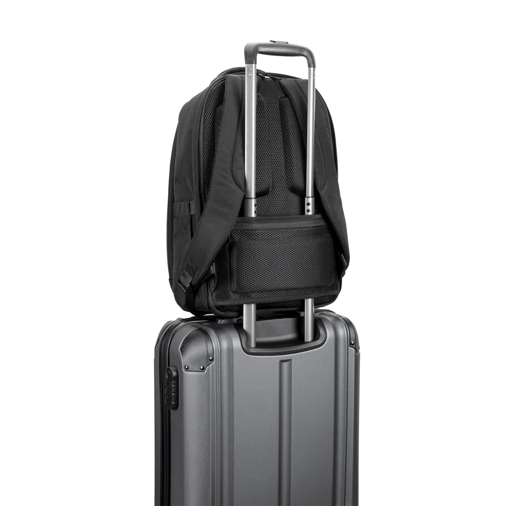 YANGON BPACK. Mochila antirroubo com bolso para notebook (17.3"), em poliéster reciclado 600D twill, resistente à água (20 L) - Thumbnail 5