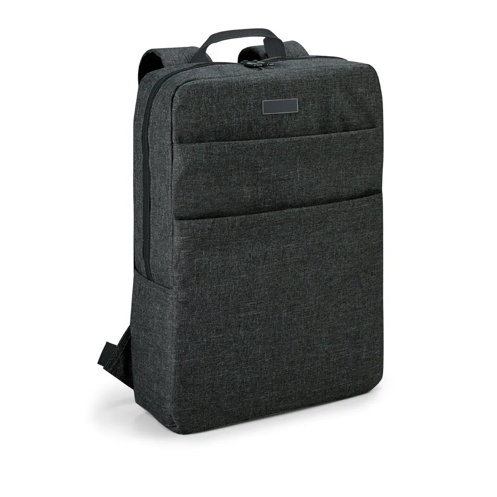 GRAPHS PLATE. Mochila para notebook (15.6'') em 600D de alta densidade com placa para personalização (10 L) - Thumbnail 4