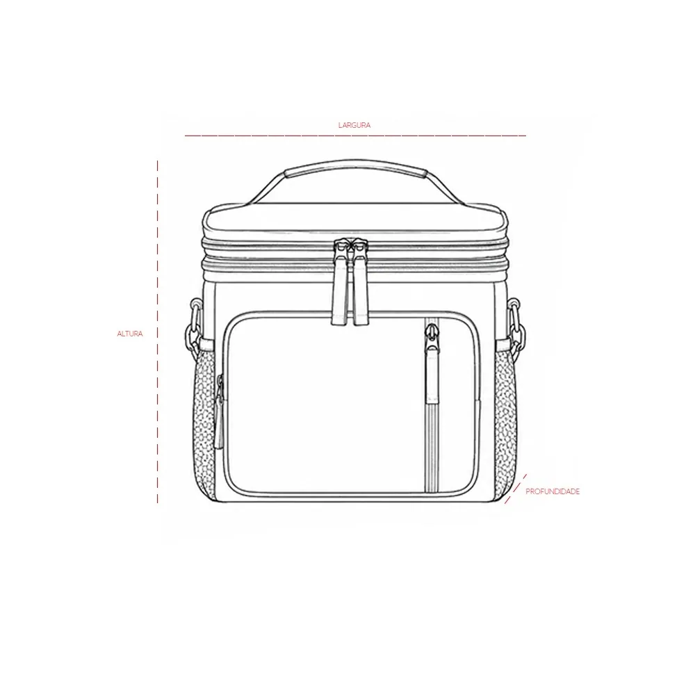 Bolsa Térmica Dupla Expansível 15L - Thumbnail 8