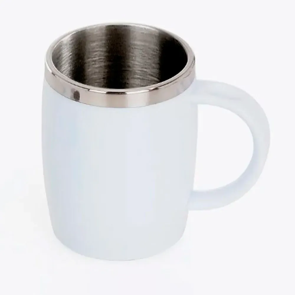 Caneca Em Aço Inox / Poliestireno - 400 Ml - Thumbnail 2