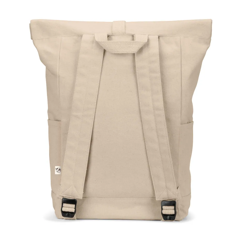 SAINT. Mochila "roll top" em algodão reciclado e poliéster reciclado (380 g/m²) - Thumbnail 12