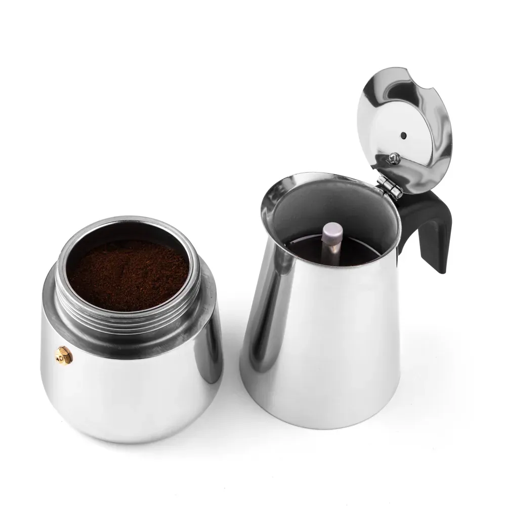 Cafeteira Italiana Em Aço Inox - 350 Ml - Thumbnail 6