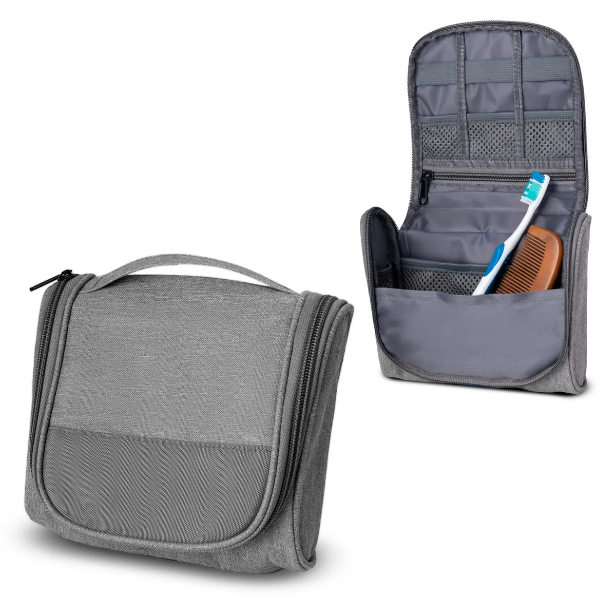Necessaire em poliéster 300D (18x16x6cm)